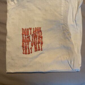 Men's Support Worded White Tee